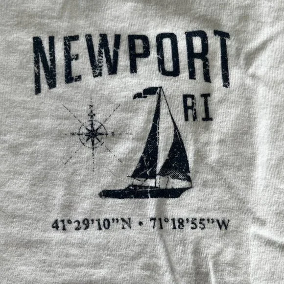 NWOT "Newport" Tee, Medium, Comfort Wash! 100% Ring Spun Cotton, So soft! - Picture 2 of 3